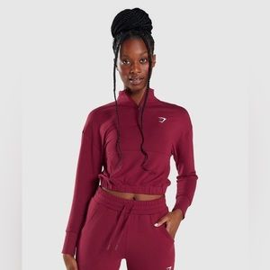 Gymshark Pippa Training Pullover - Burgundy (DISCONTINUED)